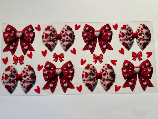 Red & White Bows