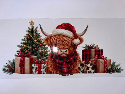 Highland Cow - Christmas