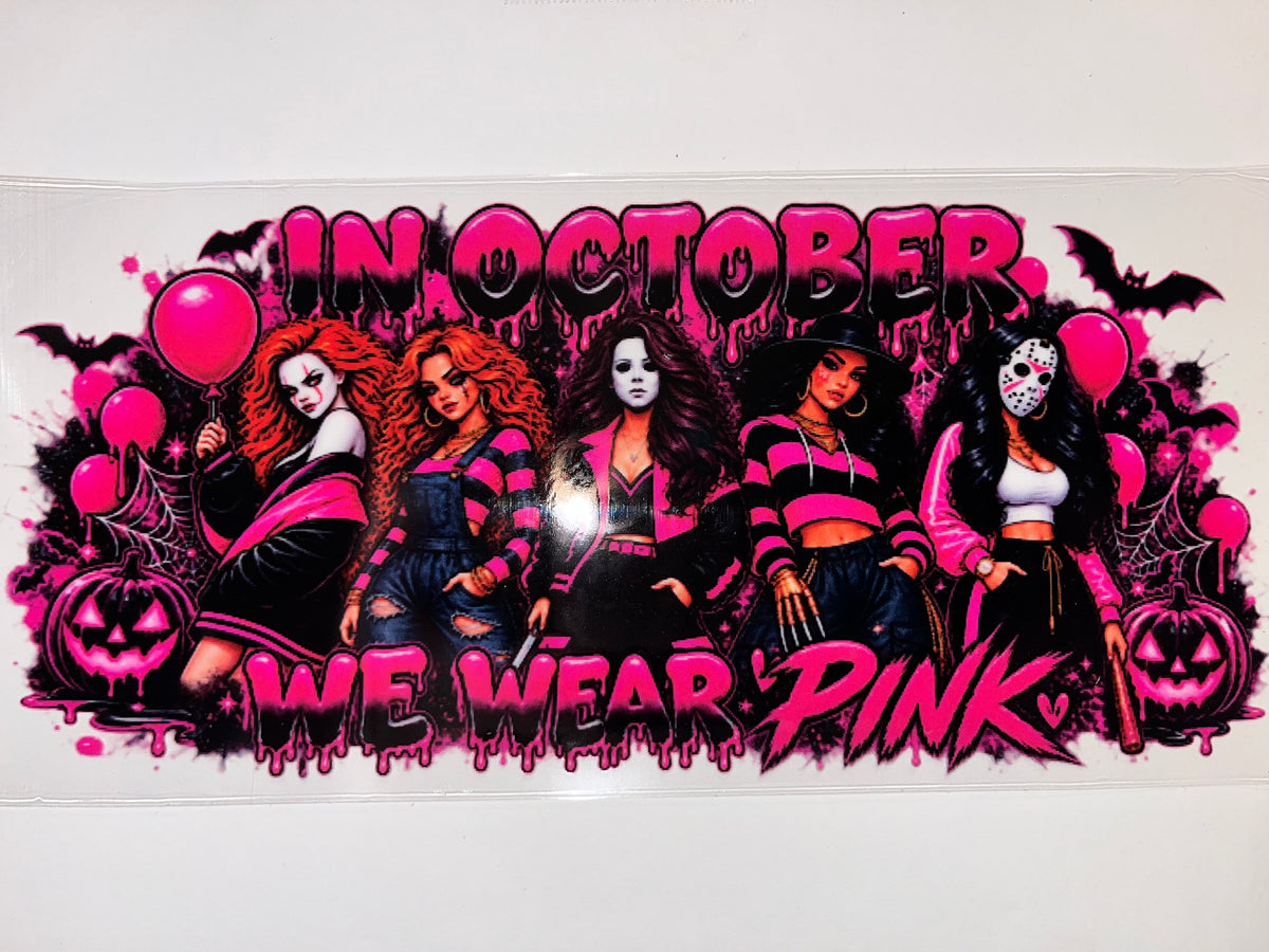 In October we Wear Pink - Scary Girls - Horror