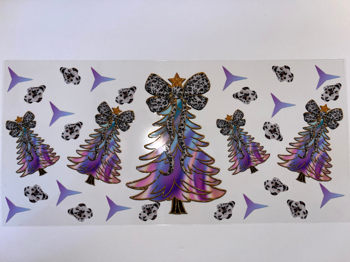 Pastel Colored Trees - Winter