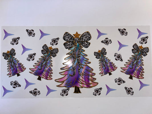 Pastel Colored Trees - Winter