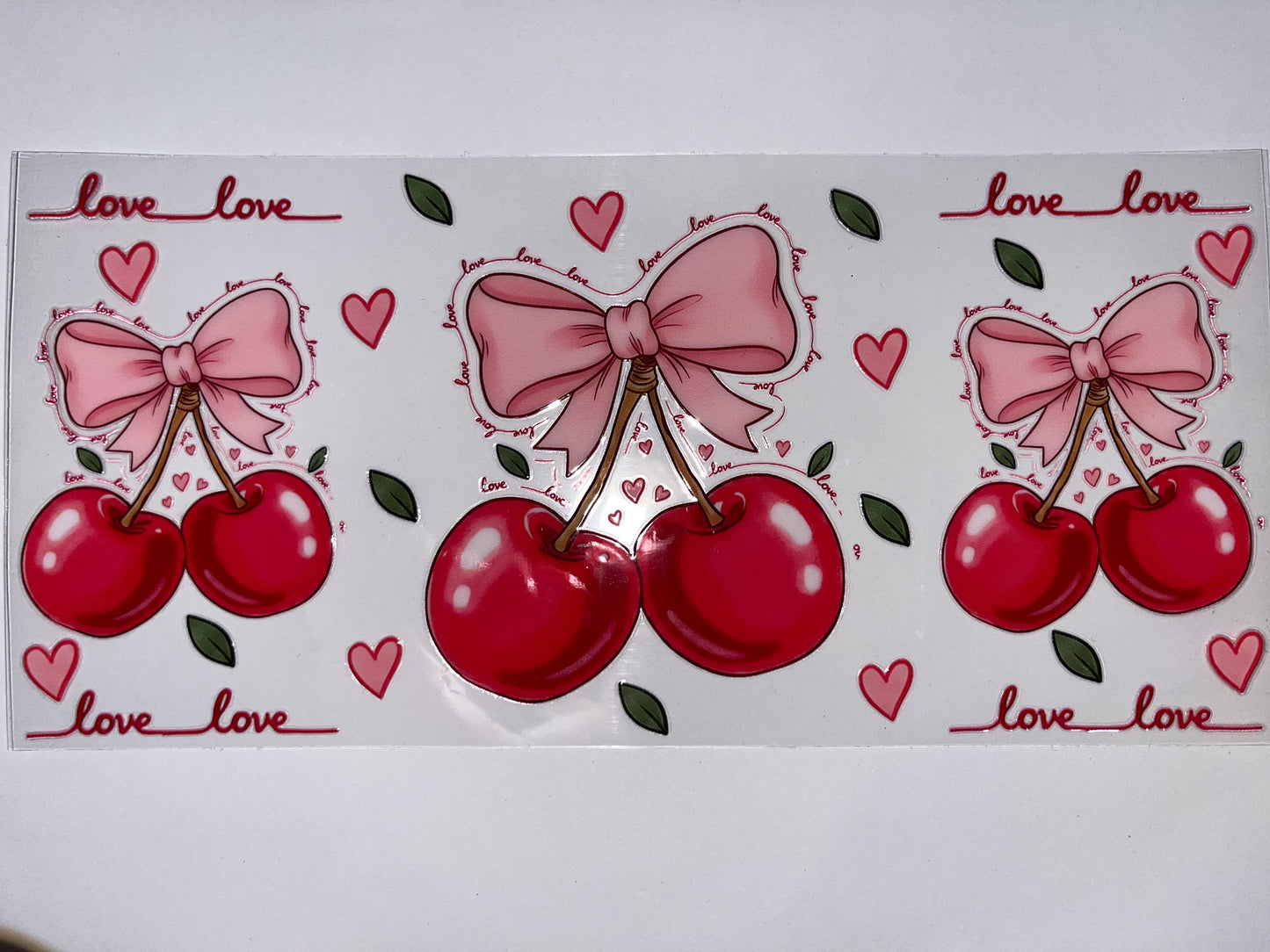 Pink Cherries & Bows