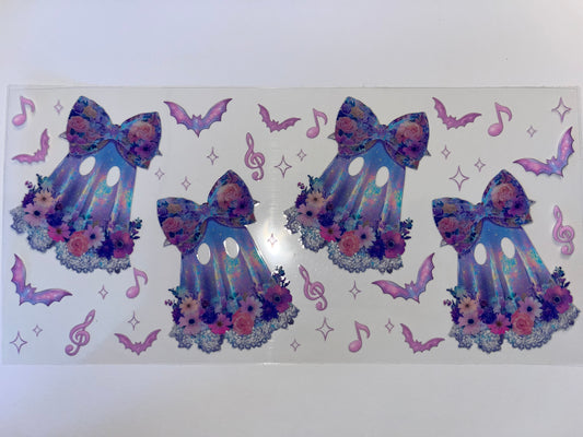 Cute Ghosts with Bows - Halloween