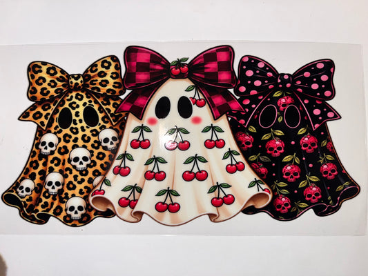 Cheetah, Cherry & Skull Ghosts - Halloween
