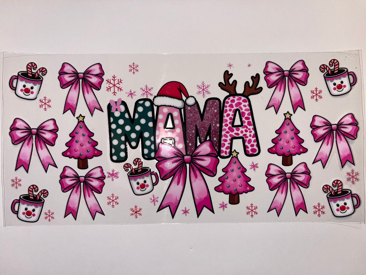 Pink Christmas Mama