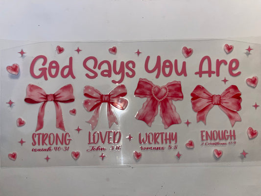 God Says You Are... - Faith
