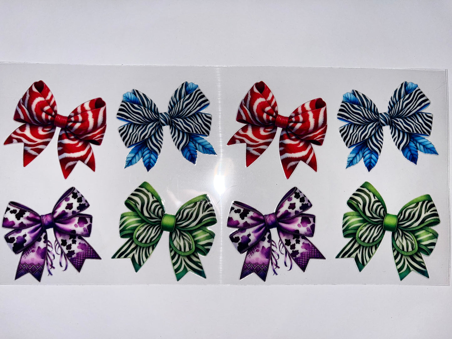 Animal Print Bows