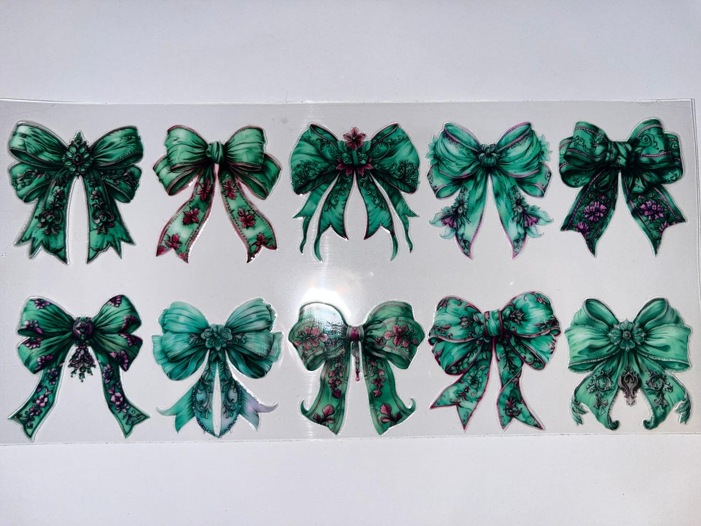 Green & Pink Bows