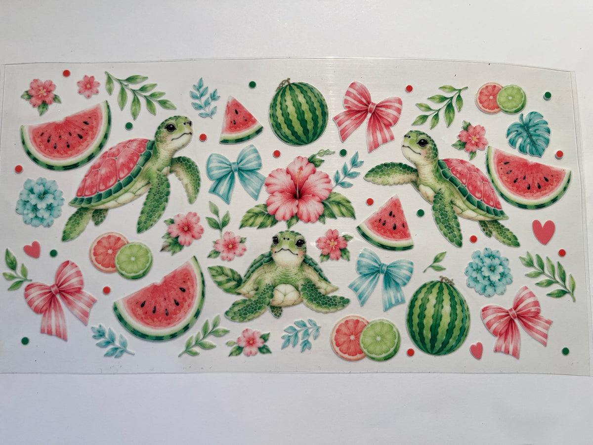 Watermelons Turtles Flowers & Bows - Summer