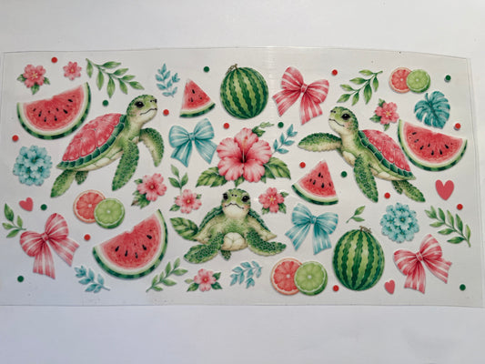 Watermelons Turtles Flowers & Bows - Summer