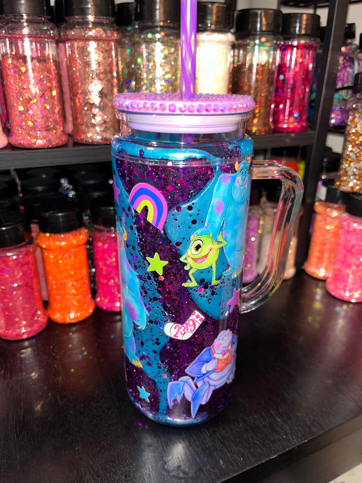 Monsters Inc - Dual Lava with Handle & Bling Lid