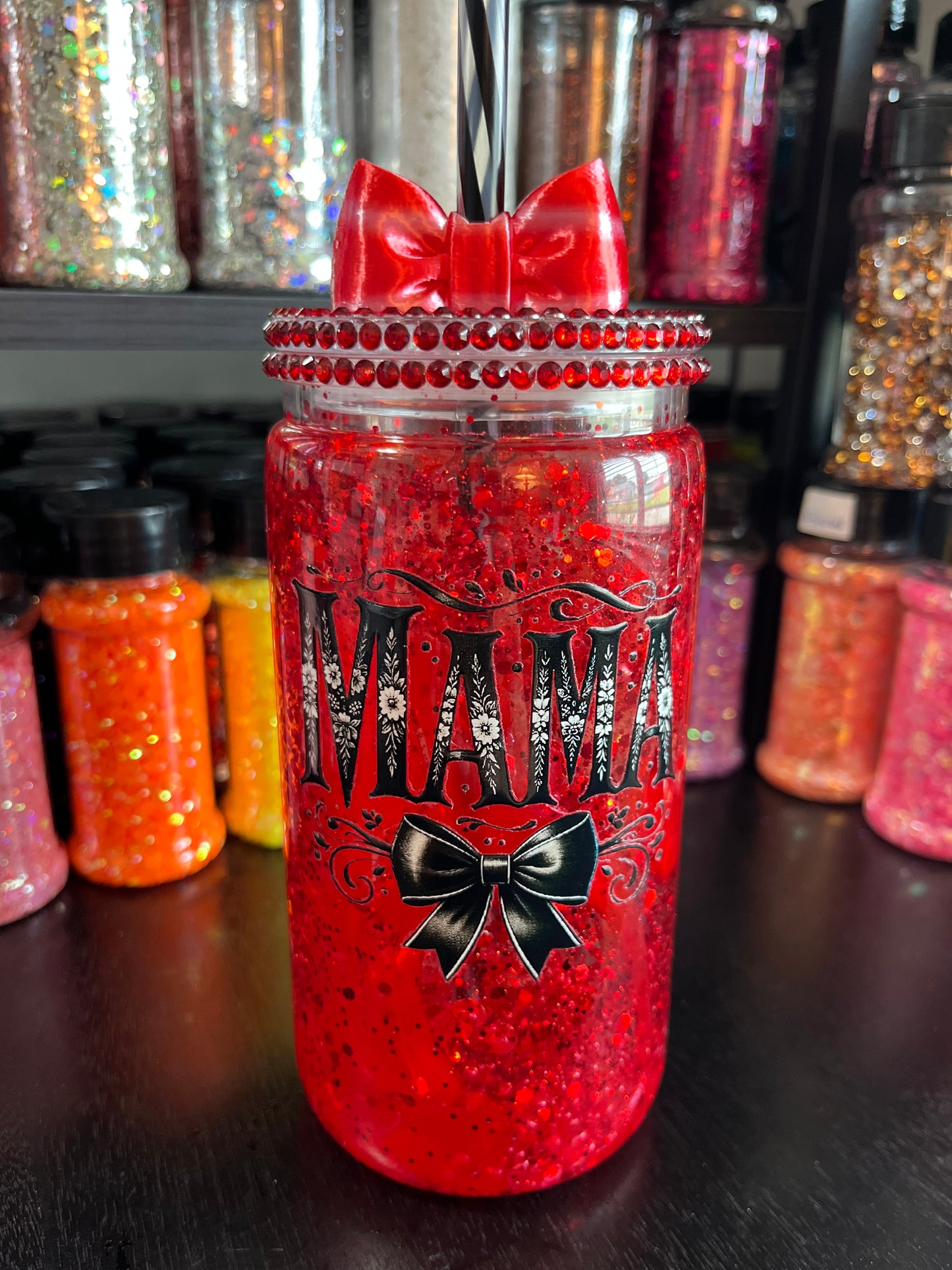 Ghostface/Mama with Lava & Bling Lid
