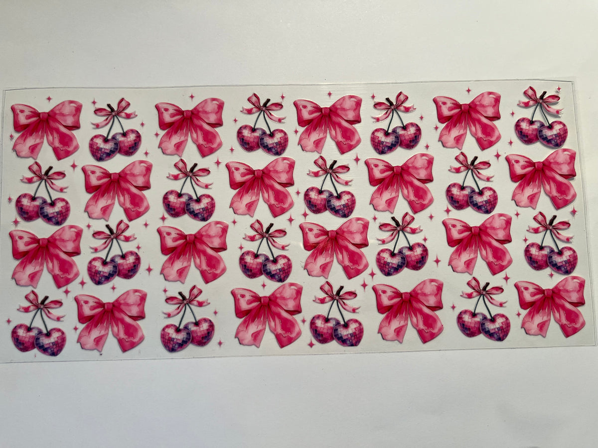 Pink Bows & Cherries