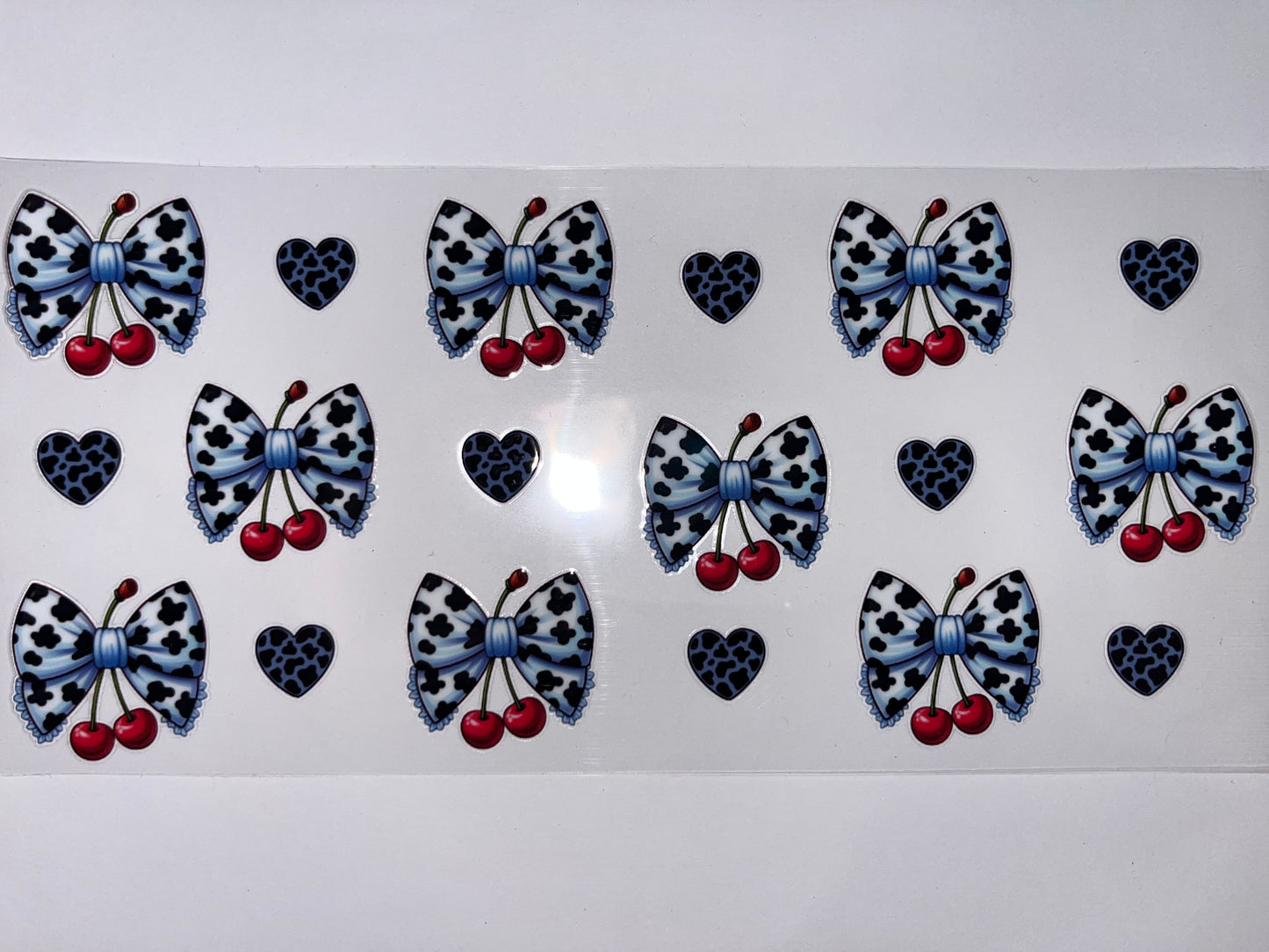 Cowprint Bows & Cherries