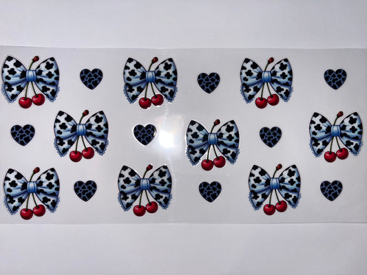 Cowprint Bows & Cherries