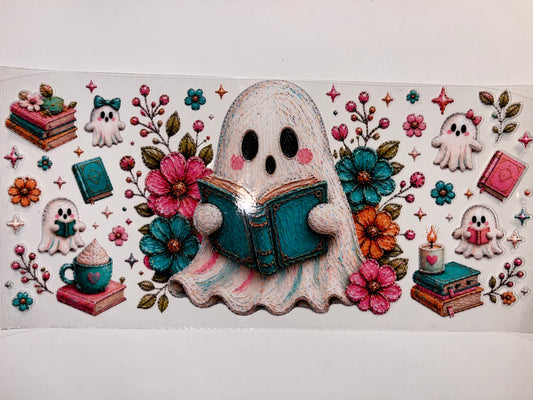 Ghost Reading a book - Halloween