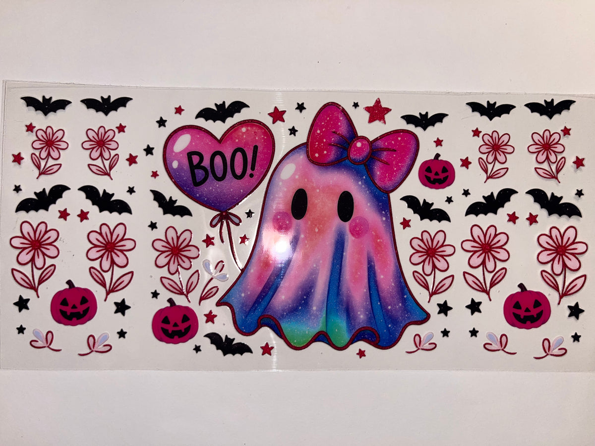 Ghost with Bow - Halloween