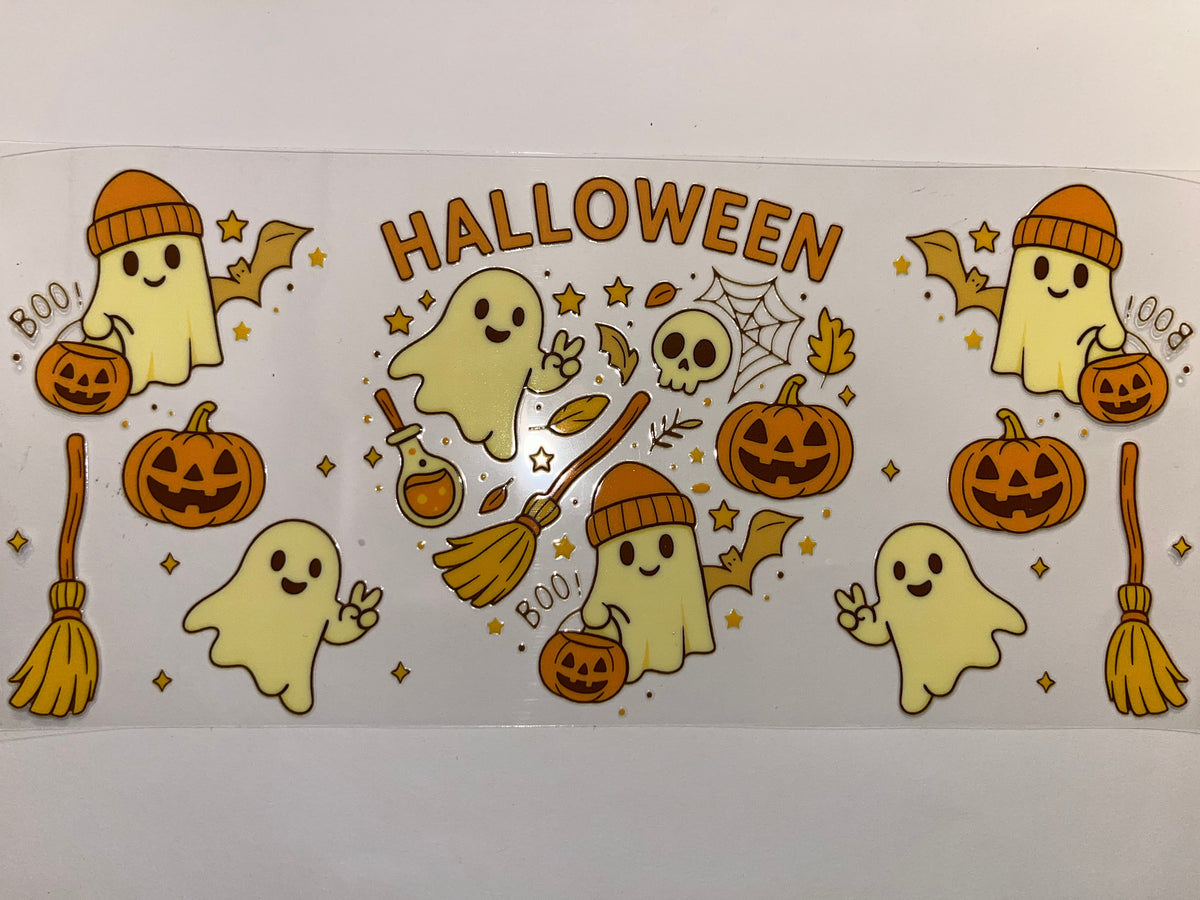 Halloween Ghosts & Jack-o-Lanterns