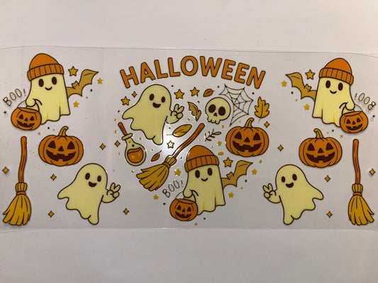 Halloween Ghosts & Jack-o-Lanterns