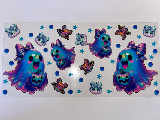 Cute Ghosts with Bows - Halloween