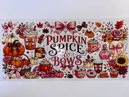 Pumpkin Spice & Bows - Fall