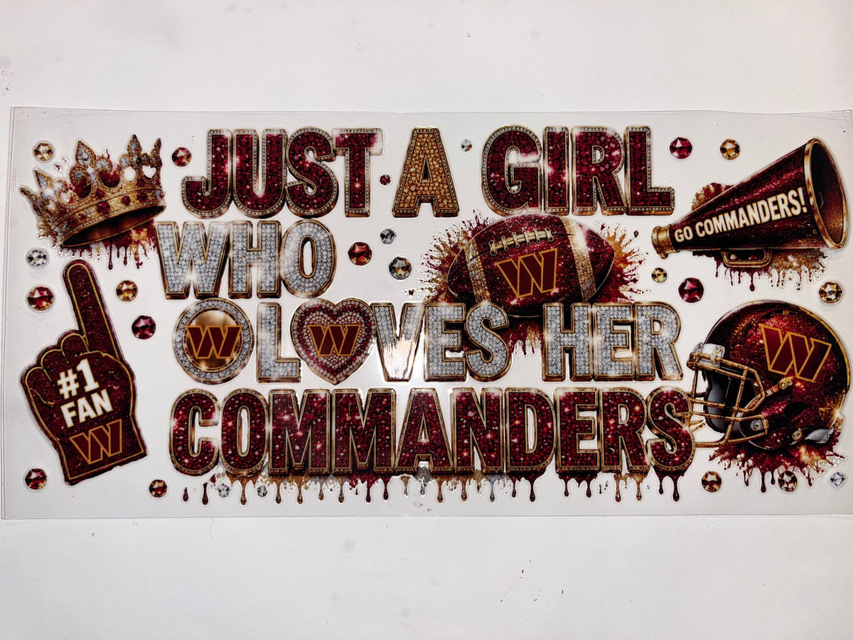 Just A Girl... Commanders - Football