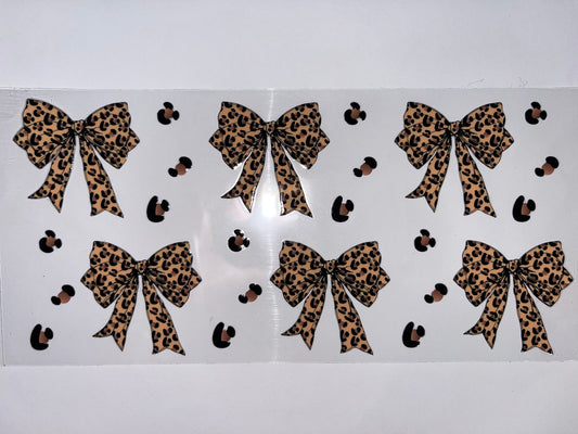Leopard Print Bows
