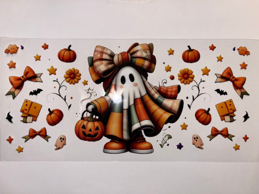 Patchwork Fall Ghost - Halloween