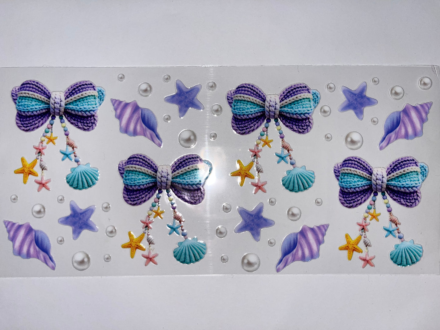Purple SeaShells & Bows