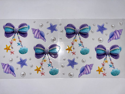 Purple SeaShells & Bows