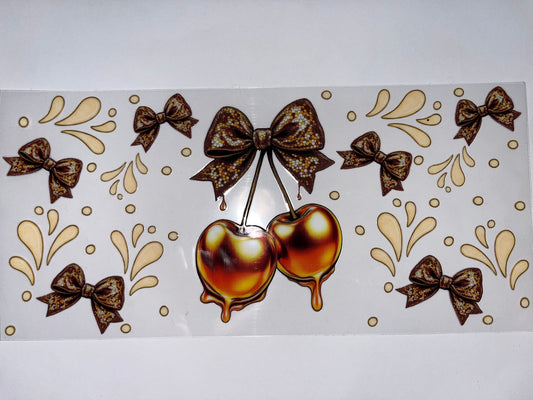 Gold Cherries & Bows
