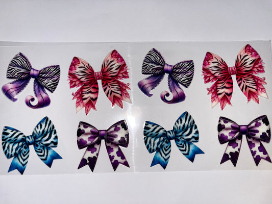 Animal Print Bows