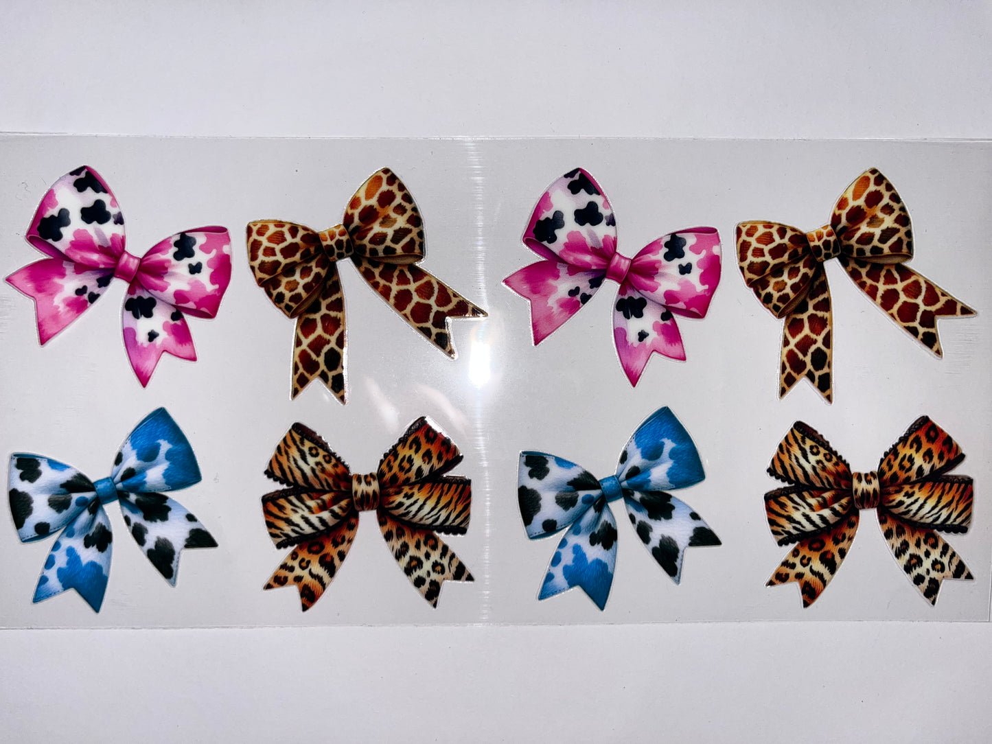 Animal Print Bows