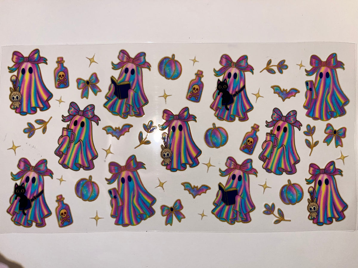 Iridescent Pastel Ghosts - Halloween