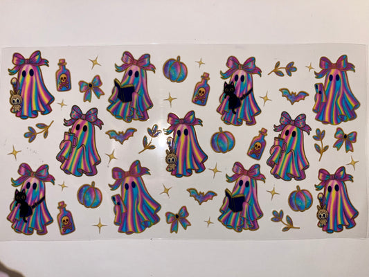 Iridescent Pastel Ghosts - Halloween