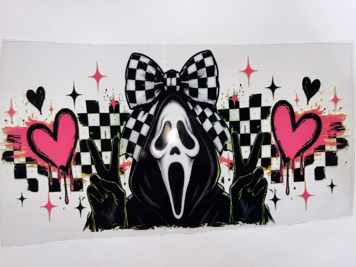Ghostface with Checkered Bow