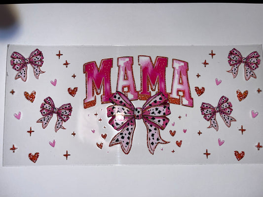 Mama with Pink Bows