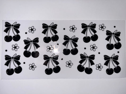 Cherries & Black Bows