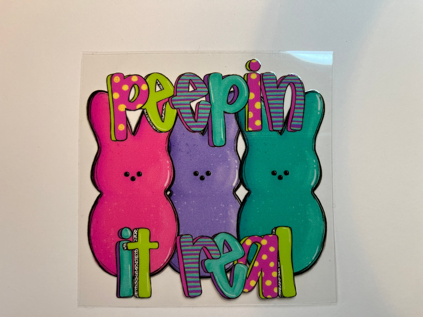 Peepin It Real - Small Decal