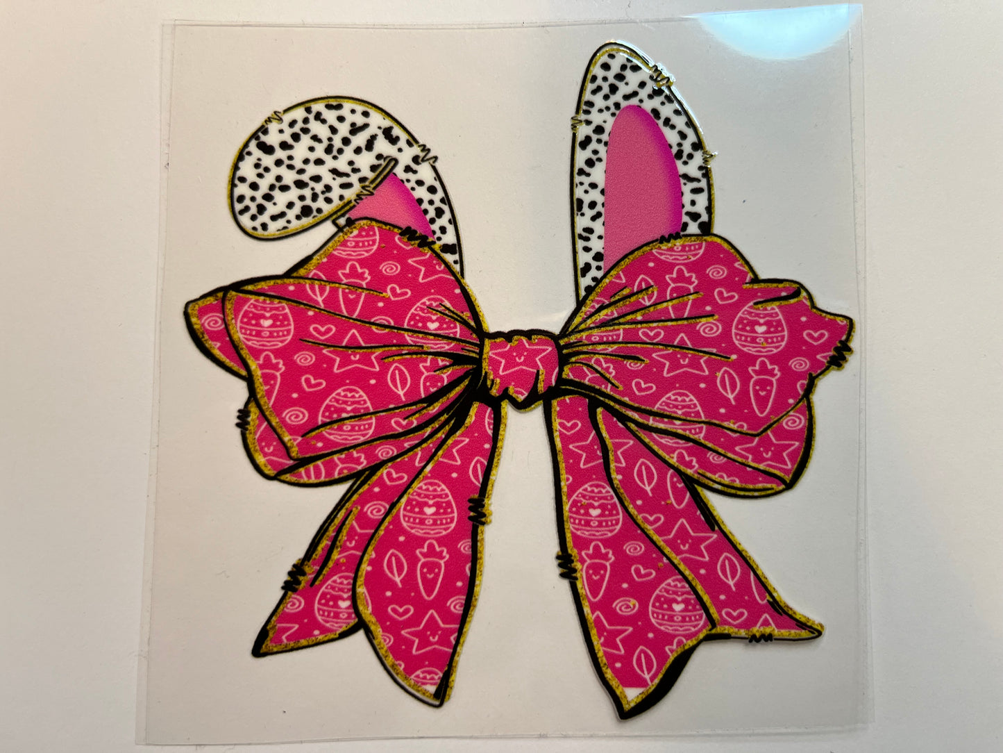 Bunny Bow - Small Decal