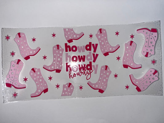 Howdy Howdy Pink Boots
