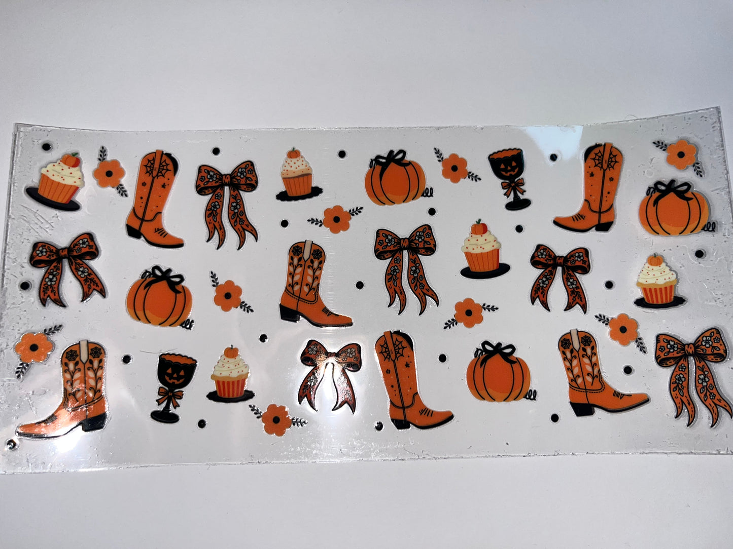 Pumpkins Bows Cupcakes & Boots