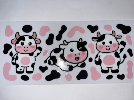 Black & Pink Spotted Cows