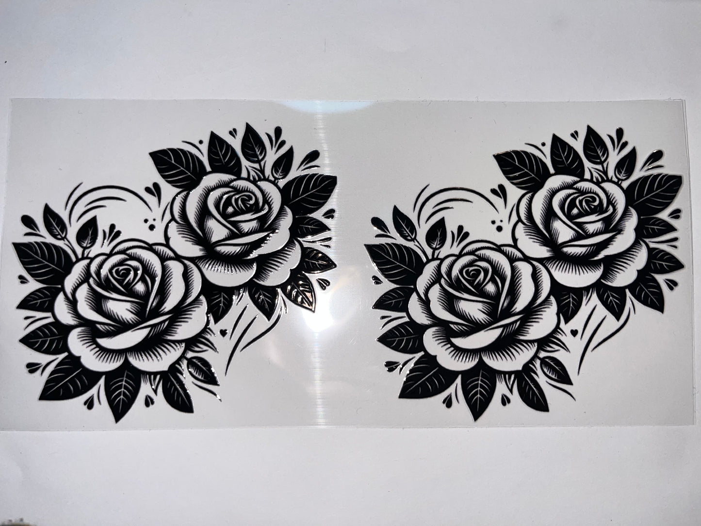 Black Outline Flowers
