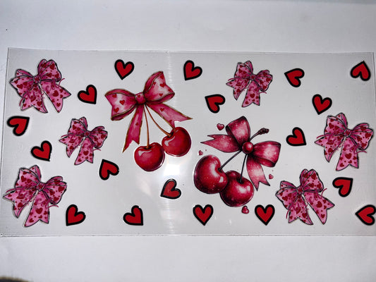 Cherries, Bows & Hearts