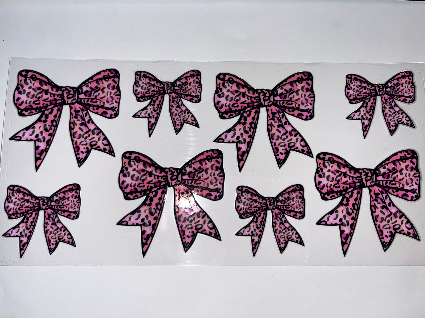 Pink Leopard Bows