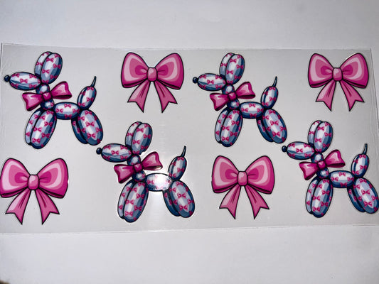 Balloon Dogs with Pink Bows