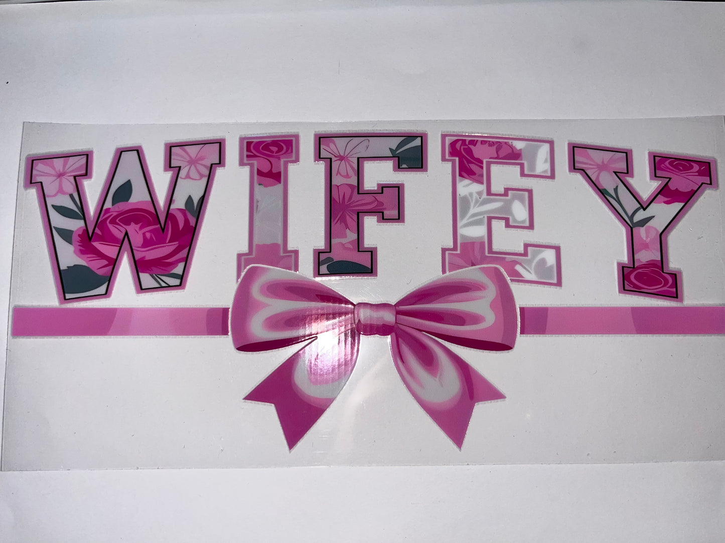 Wifey - Pink Bow