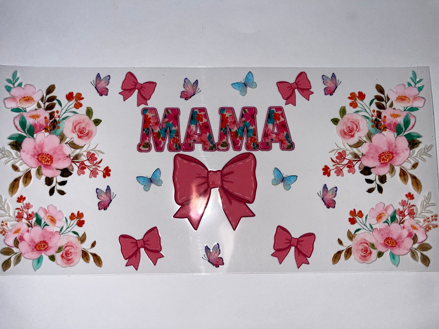 Pink Mama with Bows & Flowers