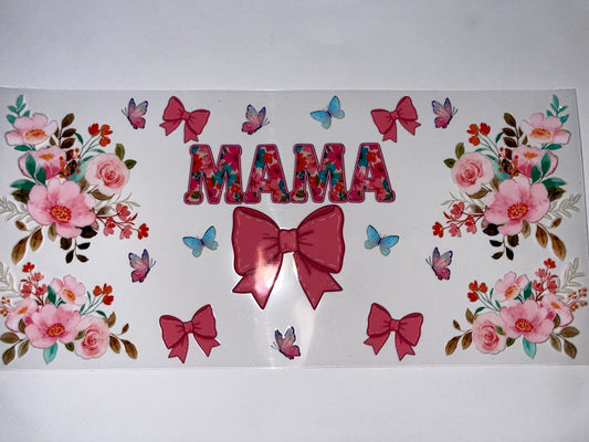 Pink Mama with Bows & Flowers